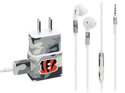 NFL Cincinnati Bengals Camo Phone Charger Skin
